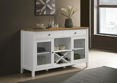 Hollis White Sideboard - furniture place usa