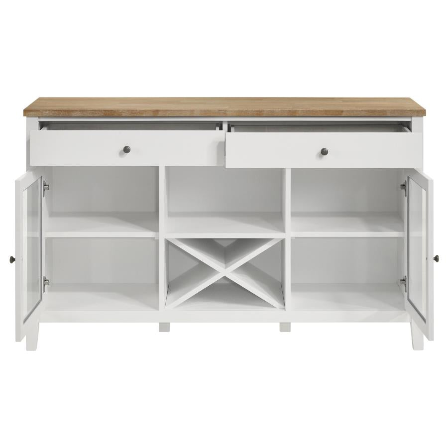 Hollis White Sideboard - furniture place usa