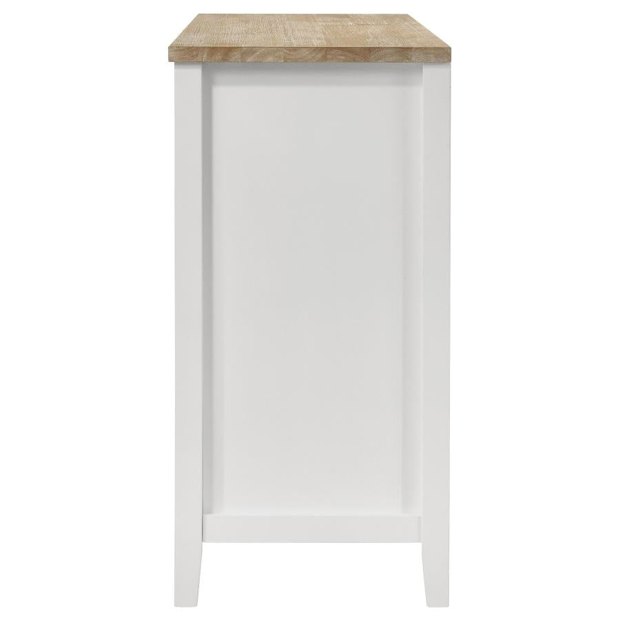 Hollis White Sideboard - furniture place usa