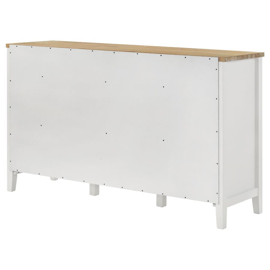 Hollis White Sideboard - furniture place usa