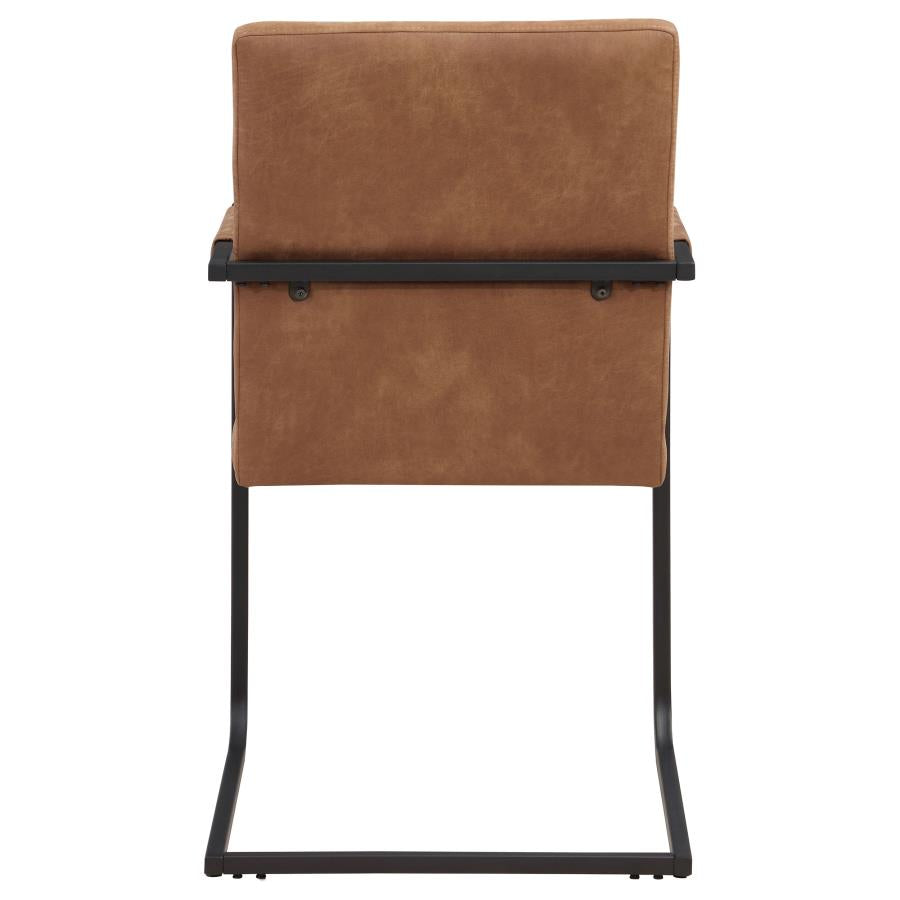 Nate Brown Arm Chair - furniture place usa