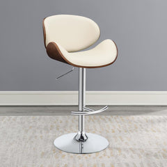 Harris Ivory Adjustable Bar Stool - furniture place usa