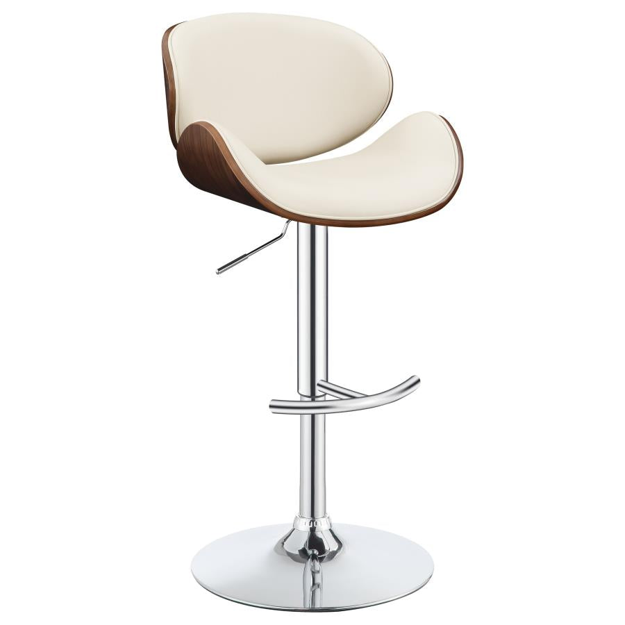 Harris Ivory Adjustable Bar Stool - furniture place usa