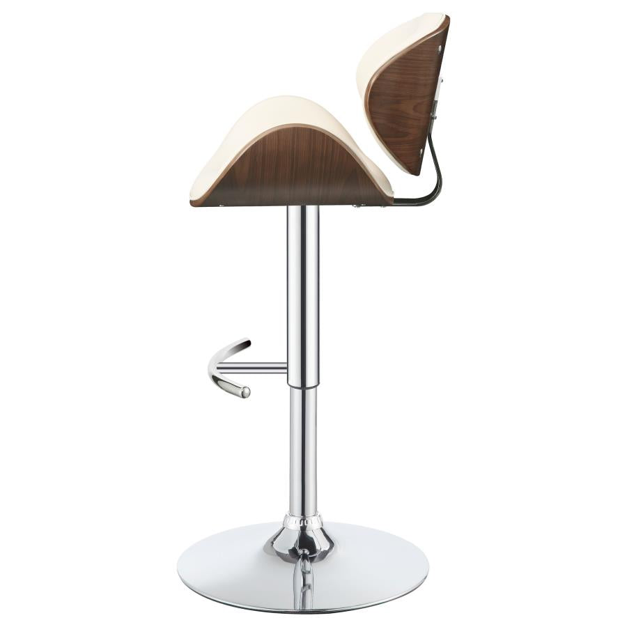 Harris Ivory Adjustable Bar Stool - furniture place usa