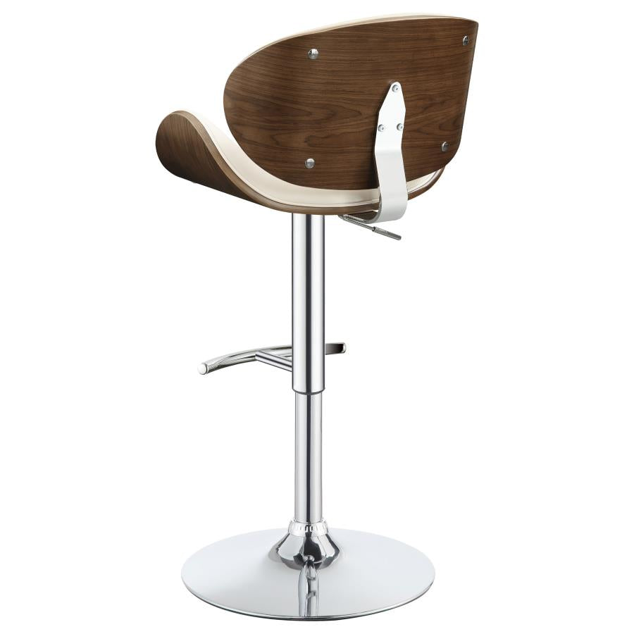 Harris Ivory Adjustable Bar Stool - furniture place usa