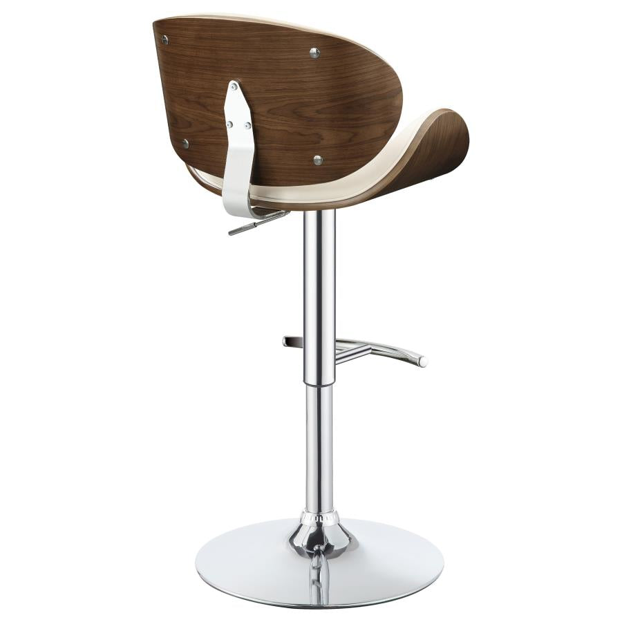 Harris Ivory Adjustable Bar Stool - furniture place usa