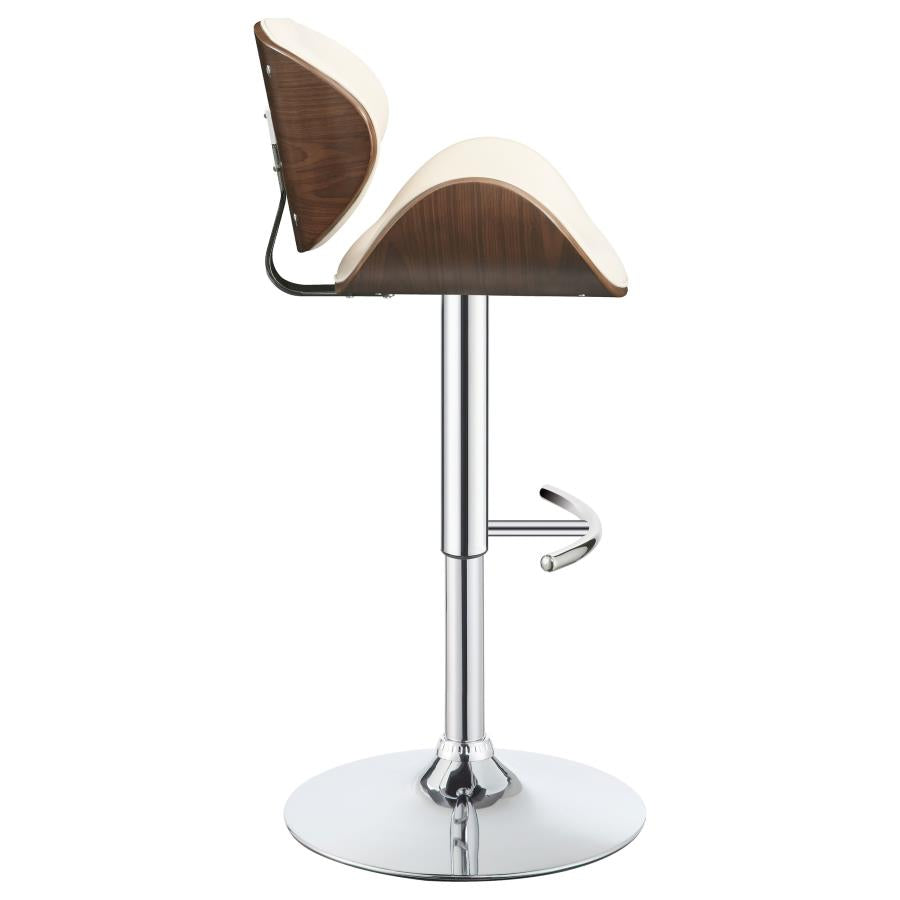 Harris Ivory Adjustable Bar Stool - furniture place usa