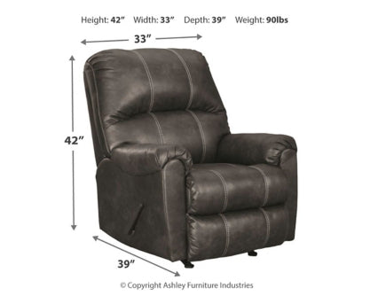 Kincord Recliner - furniture place usa