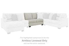 Lowder Armless Loveseat - furniture place usa