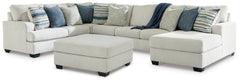 Lowder 5-Piece Sectional with Ottoman - furniture place usa