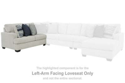 Lowder Left-Arm Facing Loveseat - furniture place usa