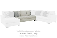 Lowder Armless Sofa - furniture place usa