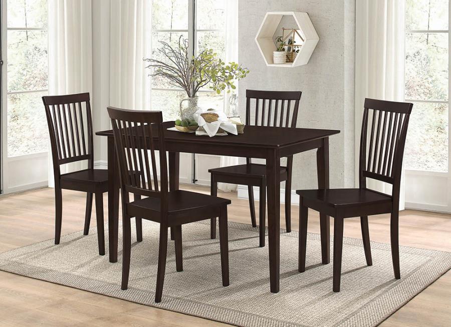 Gomez Brown 5 Pc Dining Set - furniture place usa