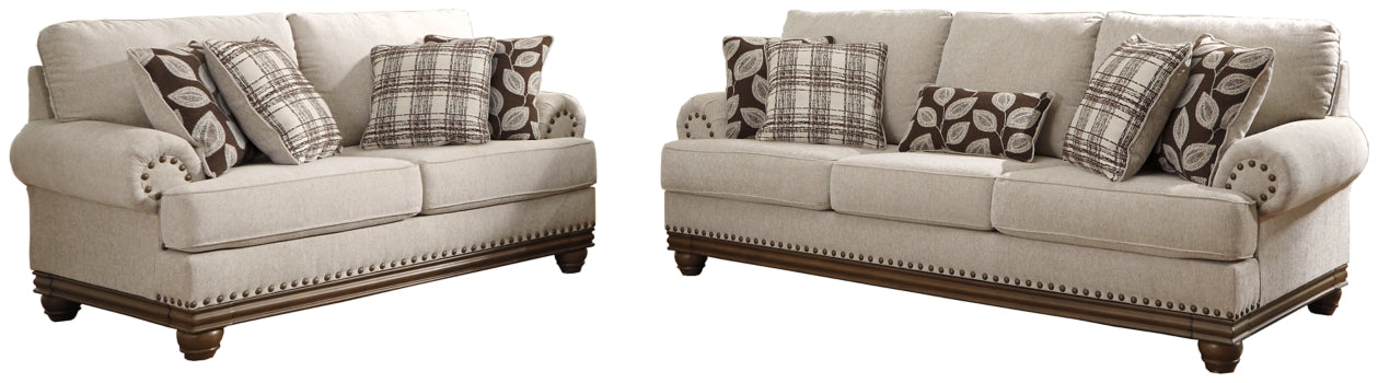 Harleson Sofa and Loveseat - furniture place usa