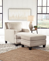 Claredon Chair and Ottoman - furniture place usa