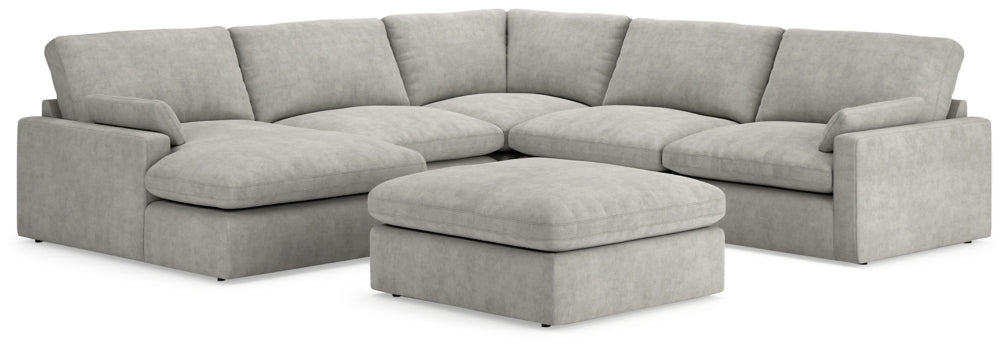 Sophie 5-Piece Sectional with Ottoman - PKG013027 - furniture place usa