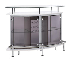 Gideon White Home Bar - furniture place usa