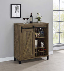 Arlington Brown Bar Cabinet - furniture place usa