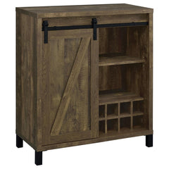 Arlington Brown Bar Cabinet - furniture place usa