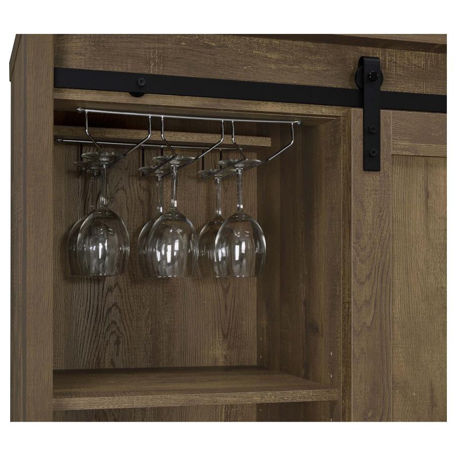 Arlington Brown Bar Cabinet - furniture place usa