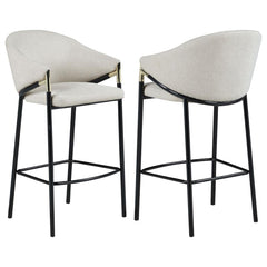 Chadwick Beige Bar Stool - furniture place usa