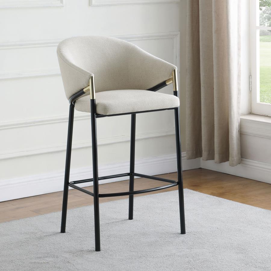 Chadwick Beige Bar Stool - furniture place usa