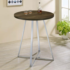 Burkhart Brown Bar Table - furniture place usa