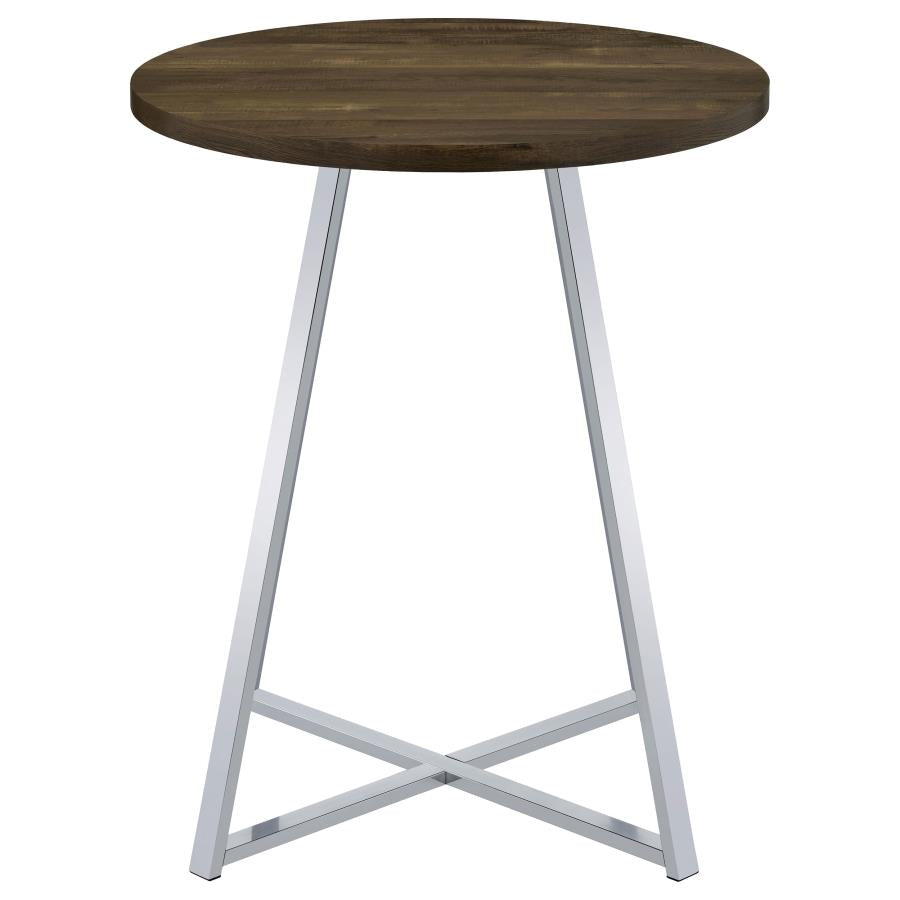 Burkhart Brown Bar Table - furniture place usa