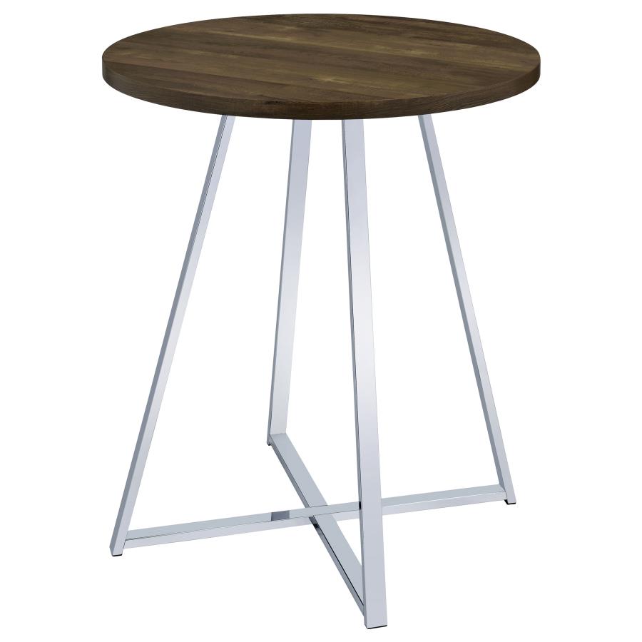 Burkhart Brown Bar Table - furniture place usa