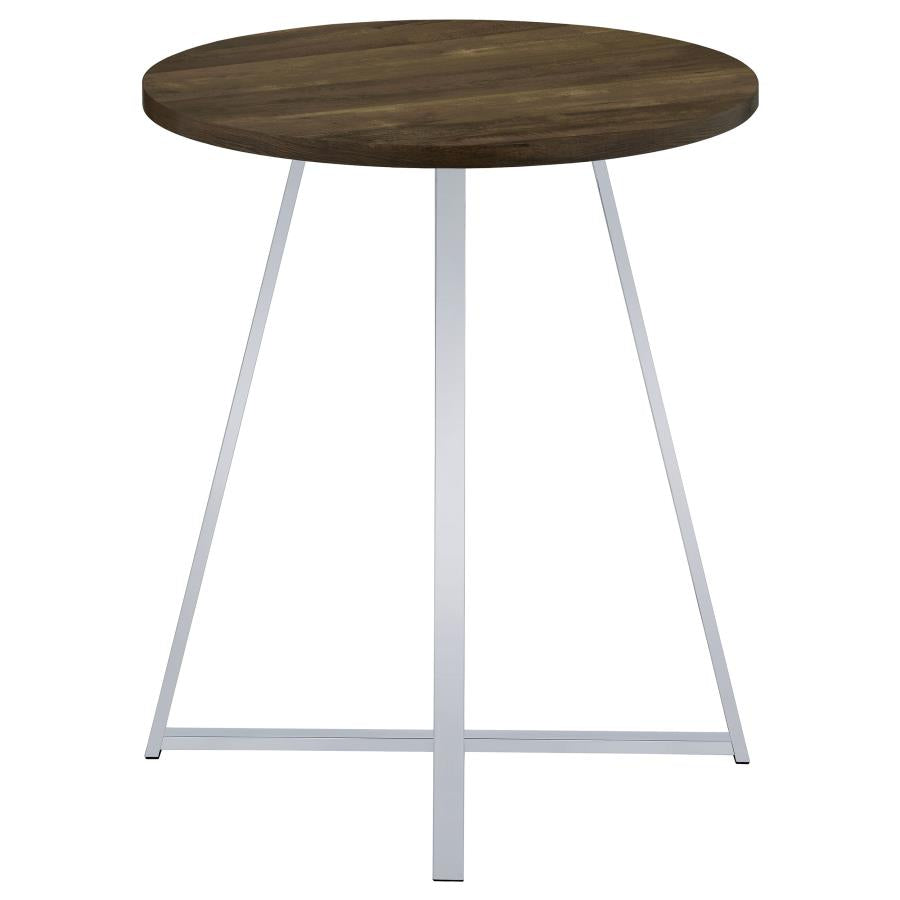 Burkhart Brown Bar Table - furniture place usa