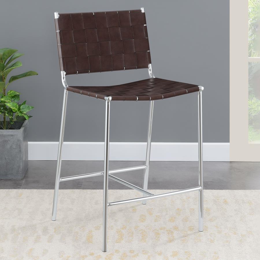 Adelaide Brown Counter Stool - furniture place usa