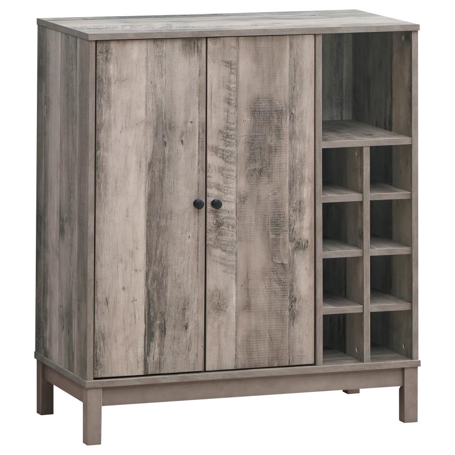 Cheyenne Grey Bar Cabinet - furniture place usa