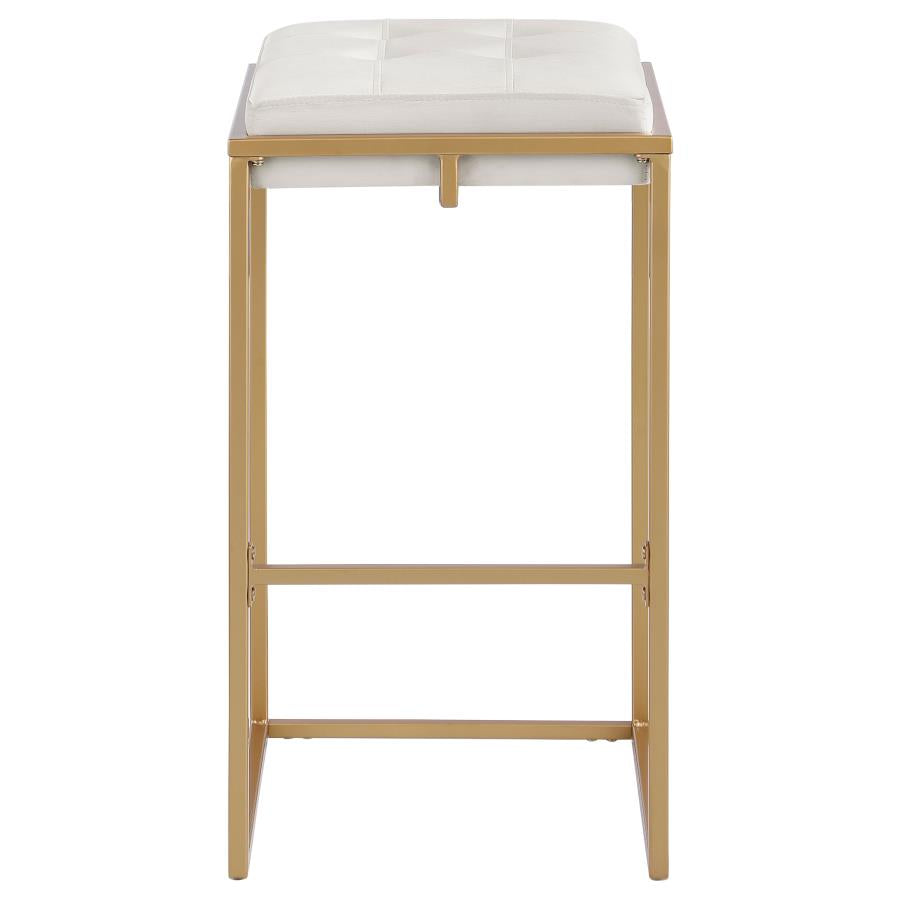 Nadia Beige Bar Stool - furniture place usa