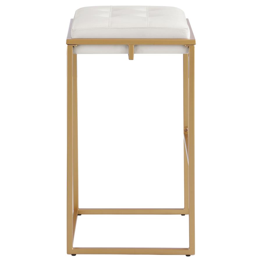 Nadia Beige Bar Stool - furniture place usa