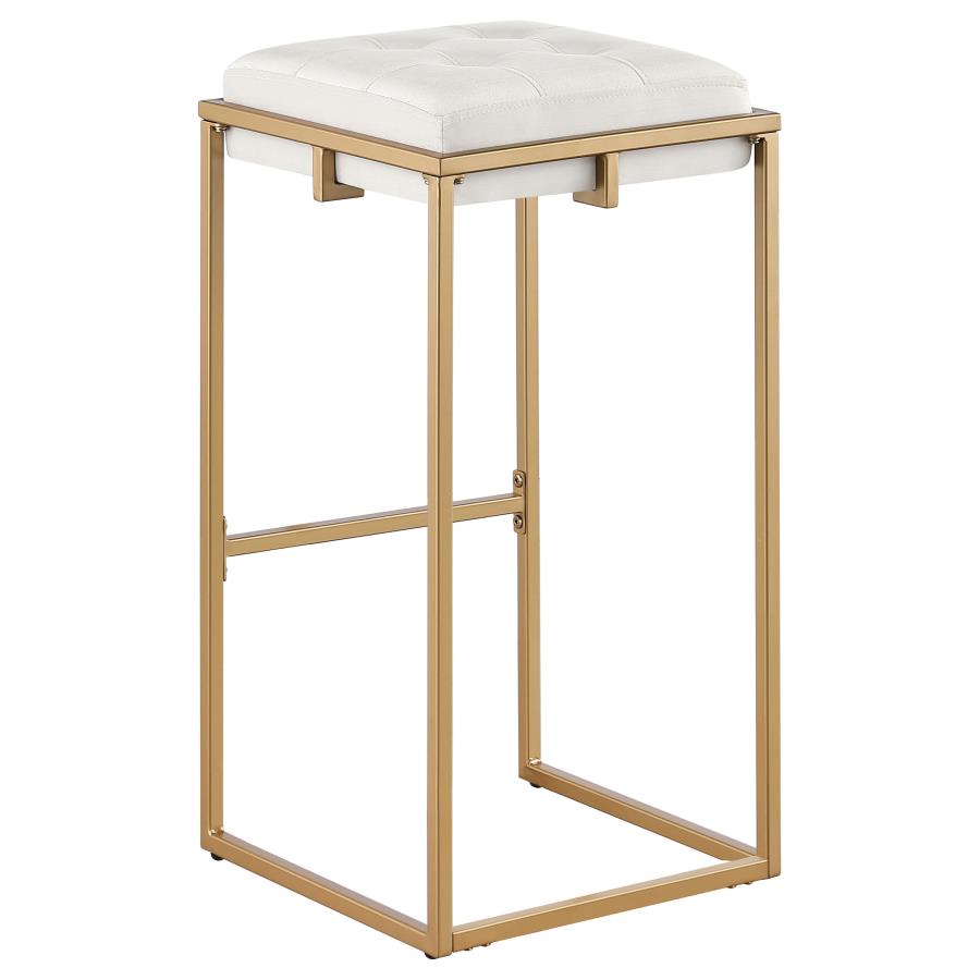 Nadia Beige Bar Stool - furniture place usa