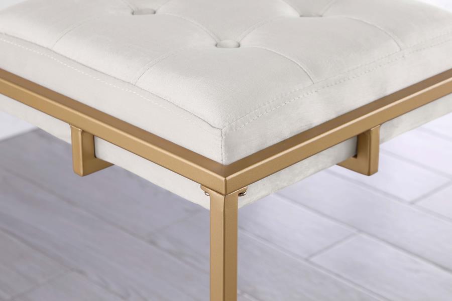 Nadia Beige Bar Stool - furniture place usa