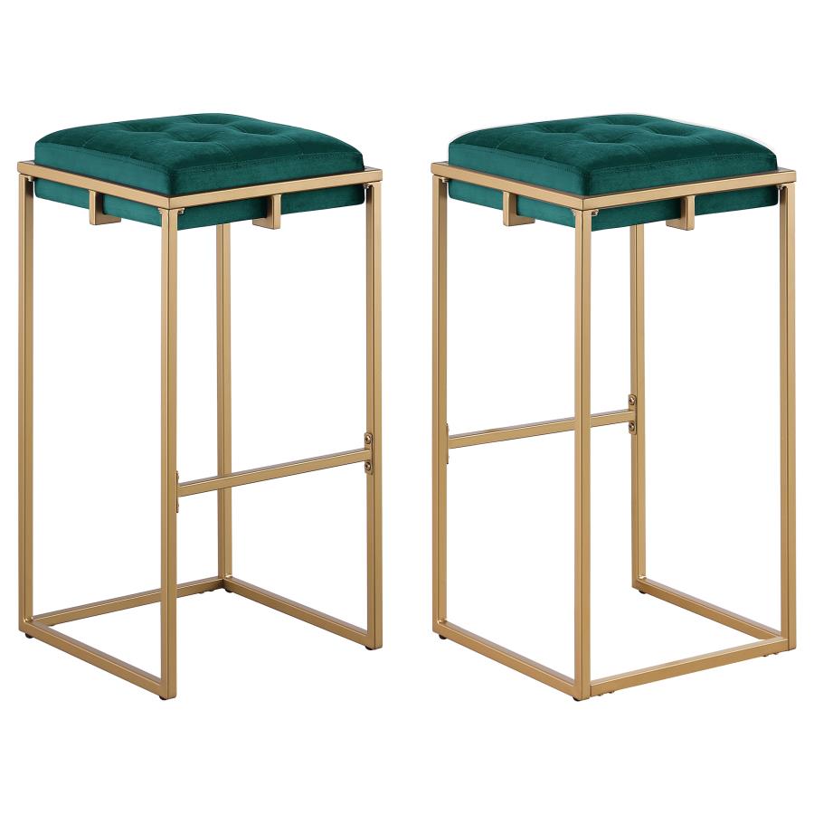 Nadia Green Bar Stool - furniture place usa