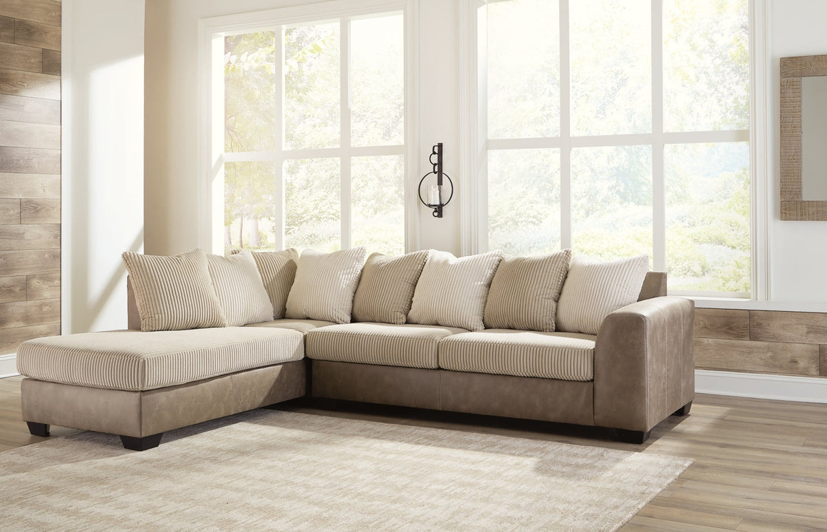 Keskin 2-Piece Sectional with Chaise - 18403S1 - furniture place usa