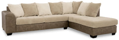 Keskin 2-Piece Sectional with Chaise - 18403S2 - furniture place usa