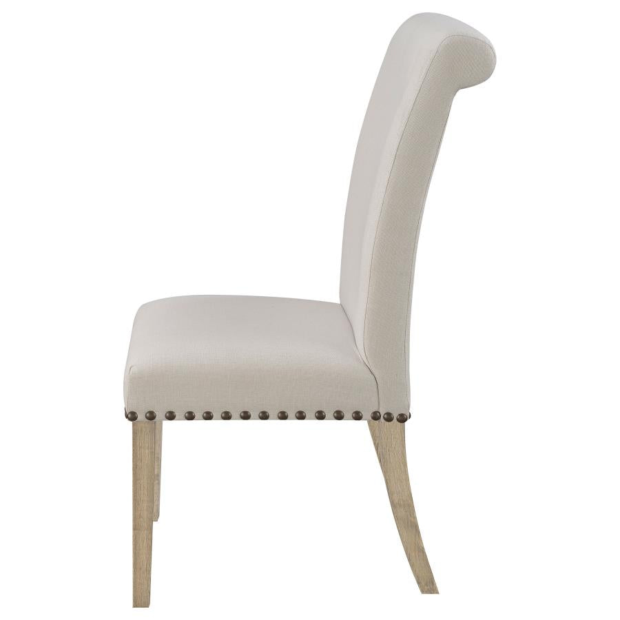 Salem Beige Side Chair - furniture place usa