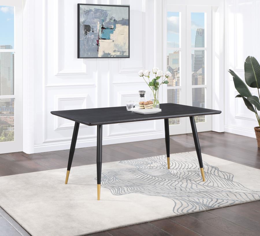 Zetta Black Dining Table - furniture place usa