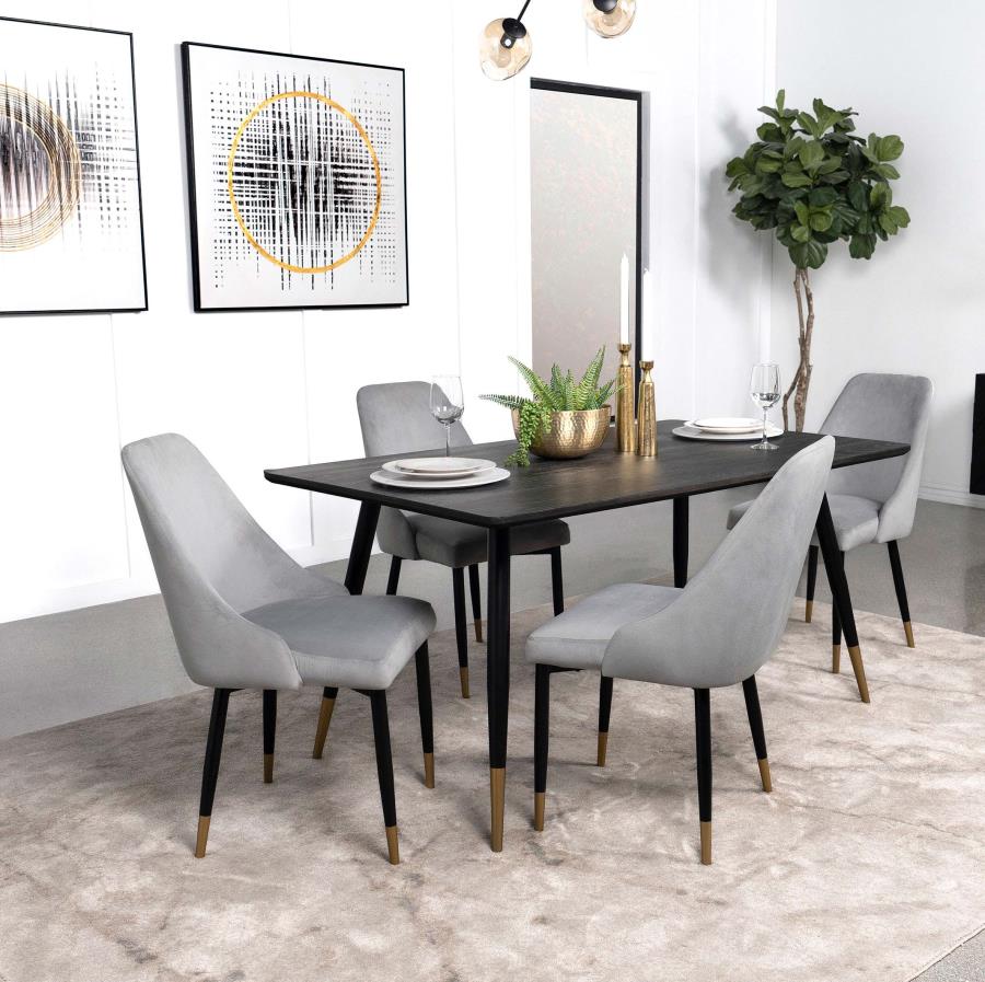 Zetta Black Dining Table - furniture place usa