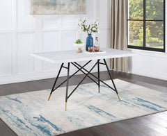 Gabrielle White Dining Table - furniture place usa