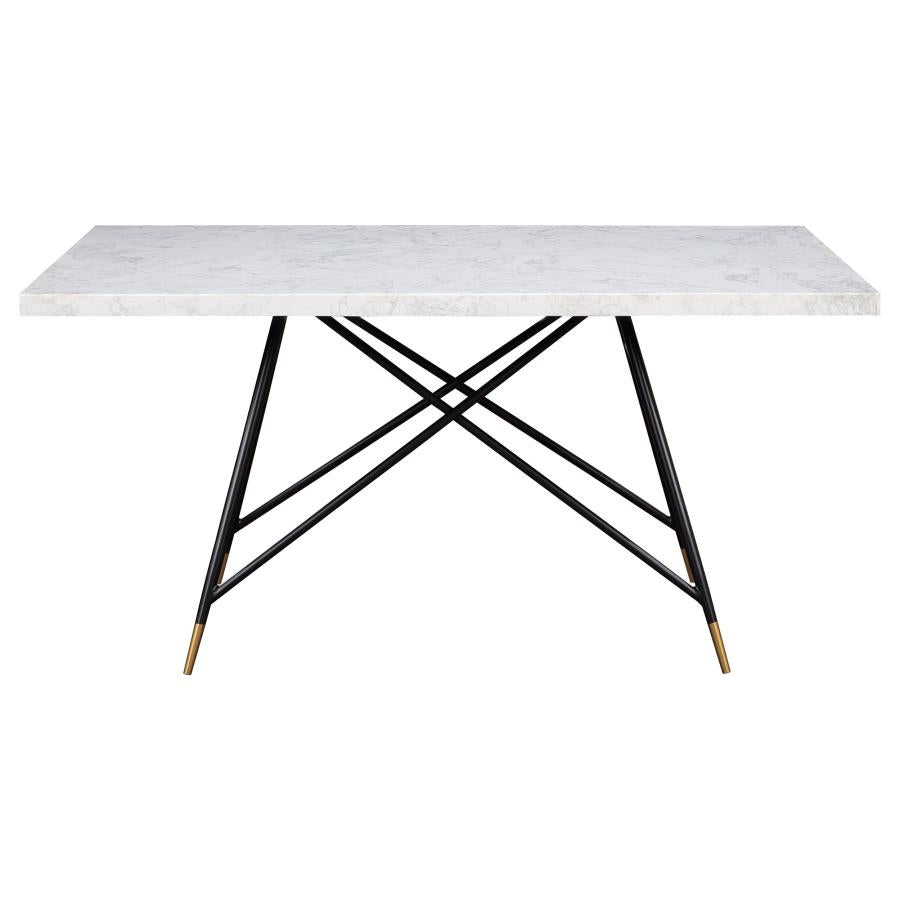 Gabrielle White Dining Table - furniture place usa