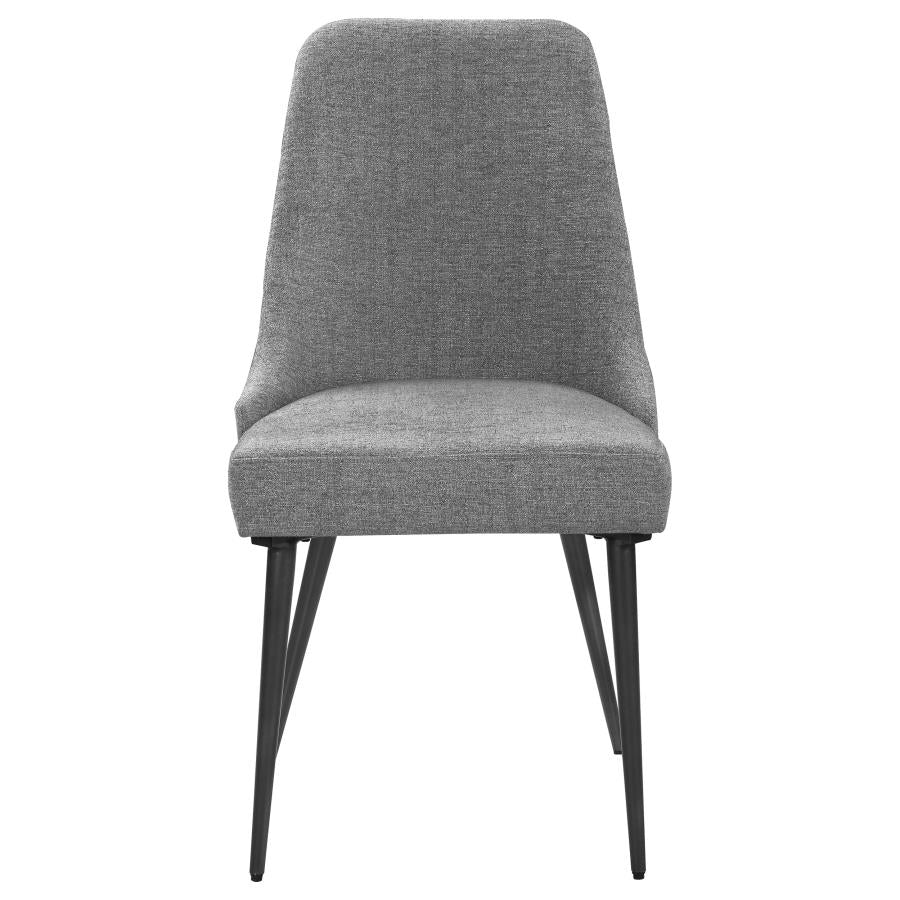 Alan Grey Side Chair - furniture place usa