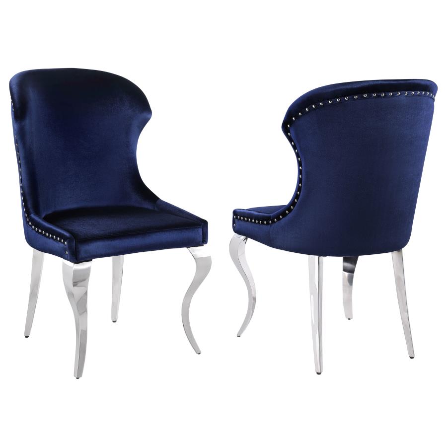 Cheyanne Blue Side Chair - furniture place usa