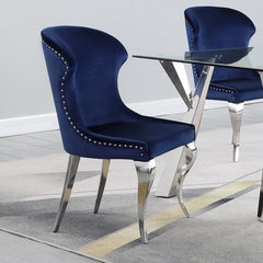 Cheyanne Blue Side Chair - furniture place usa