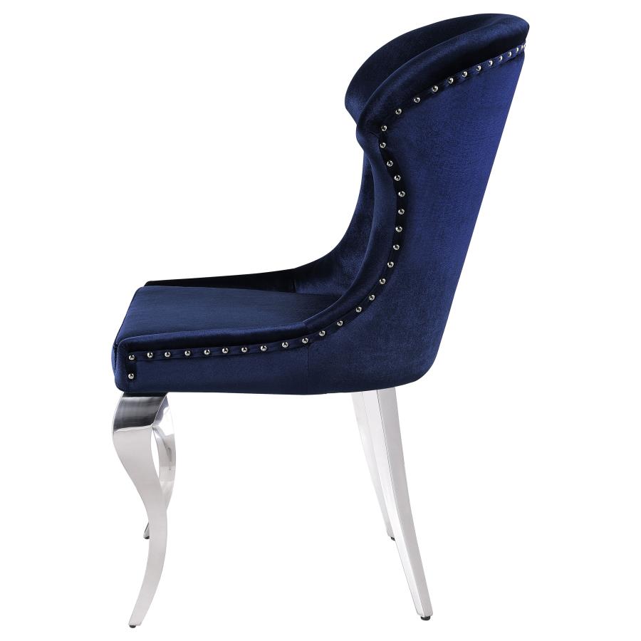 Cheyanne Blue Side Chair - furniture place usa