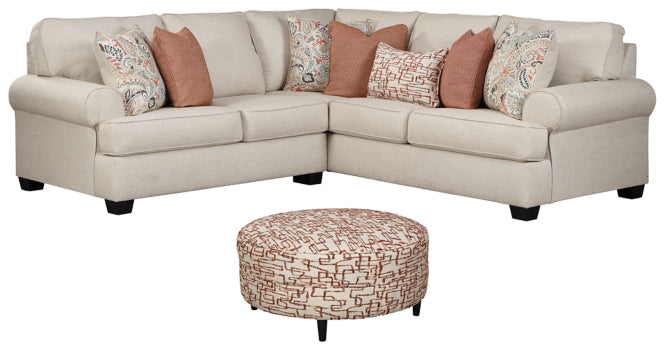 Amici 2-Piece Sectional with Ottoman - PKG000959 - furniture place usa