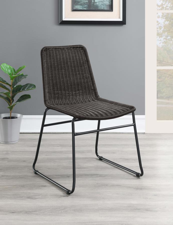 Dacy Brown Side Chair - furniture place usa